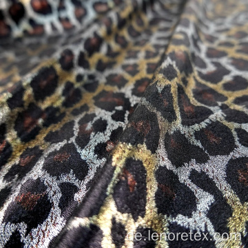 100% Polyester Leoparde gedruckt Gaze-Gewebe